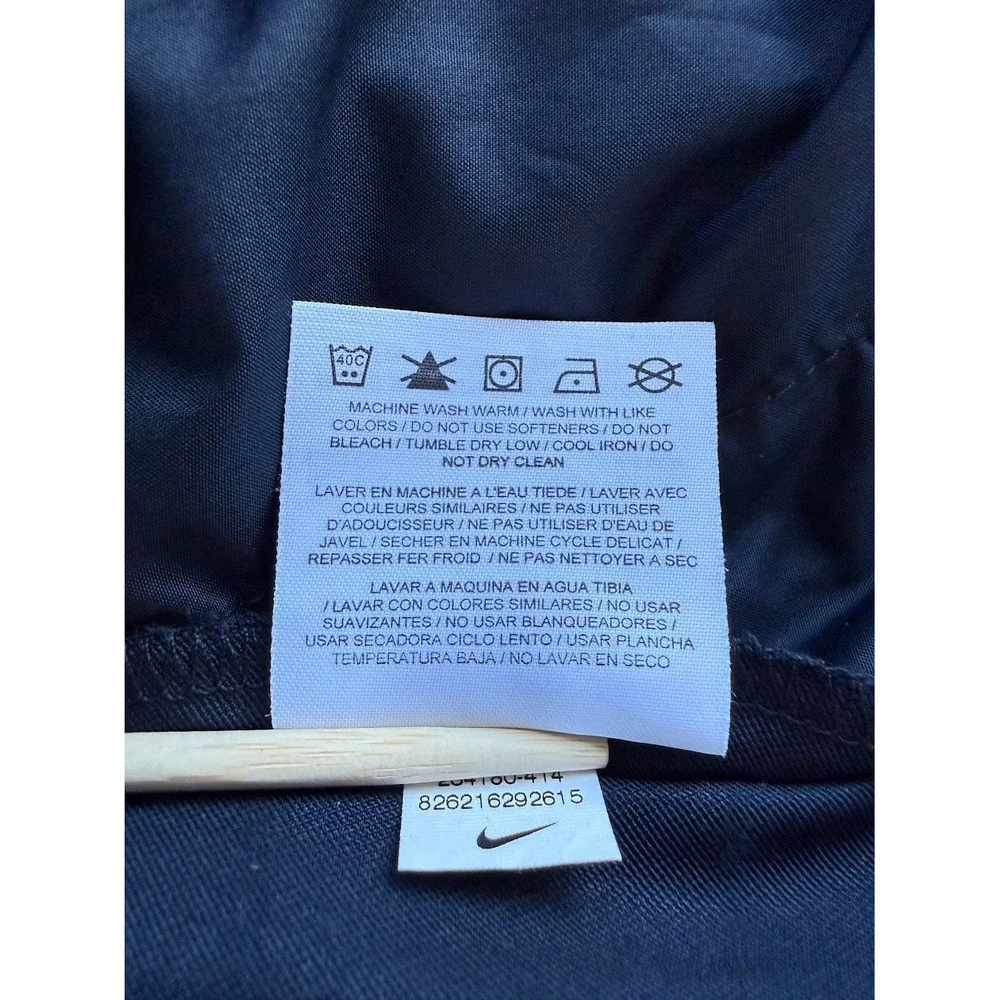 Nike Golf Windbreaker Pullover Men XL Blue V Neck Lightweight Zip Pockets Casual